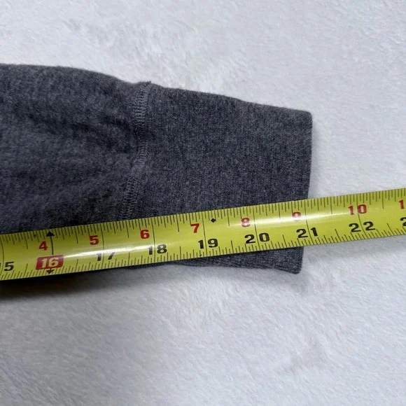 LL Bean Henley Shirt Men Large Gray Outer Layer River Driver Wool‎ Blend Thermal - Picture 8 of 8